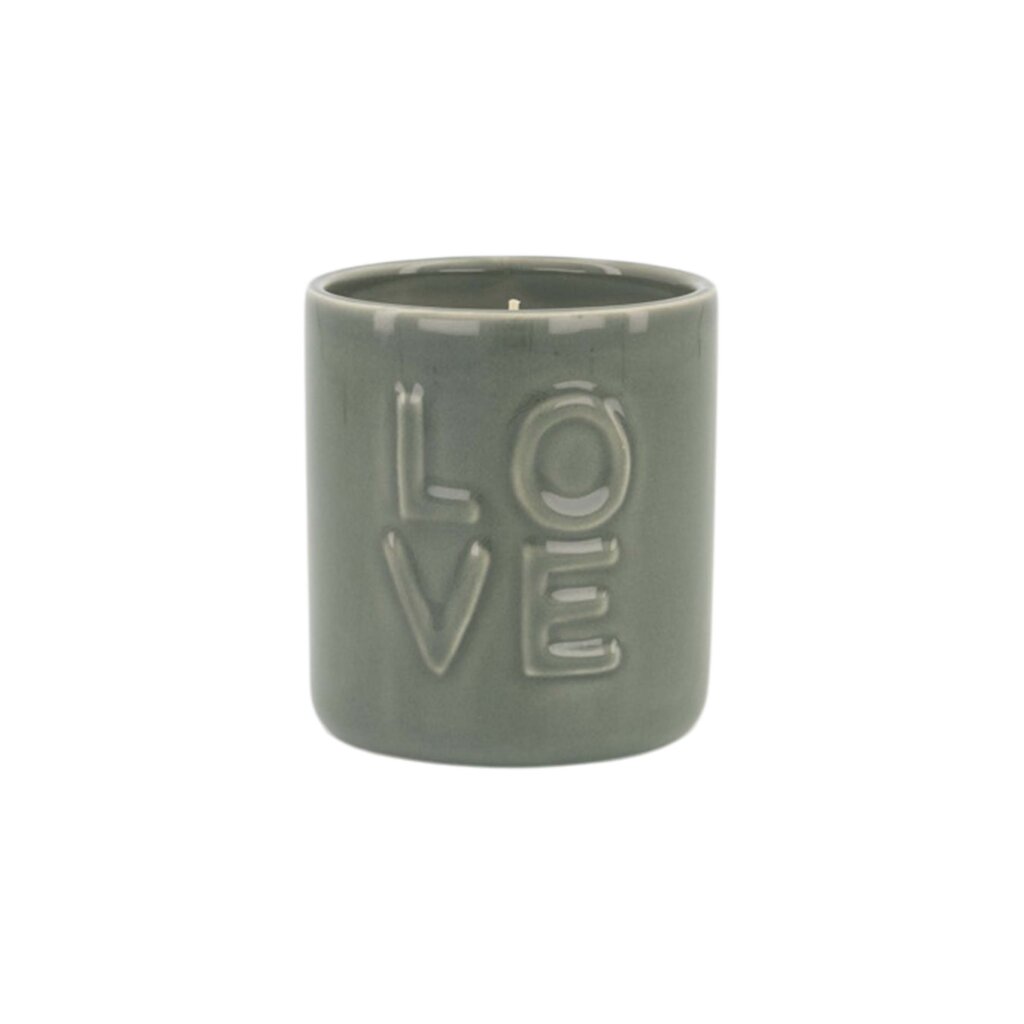 Zusss geurkaars keramiek love