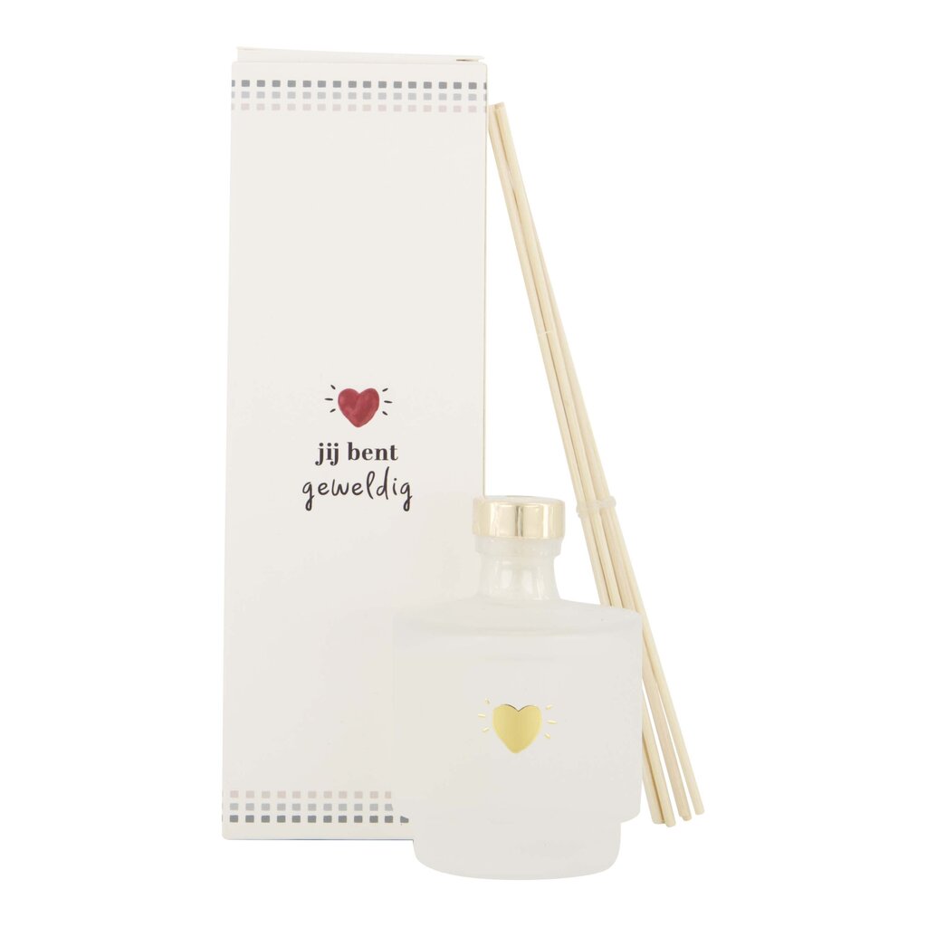 Zusss geurstokjes jij bent geweldig wit/goud