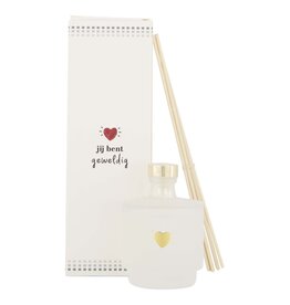 Zusss geurstokjes jij bent geweldig wit/goud