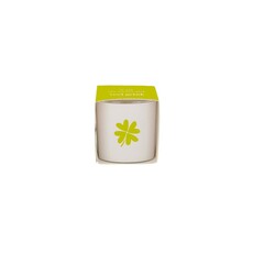 Zusss geurkaarsje in wikkel klavertje wit/groen