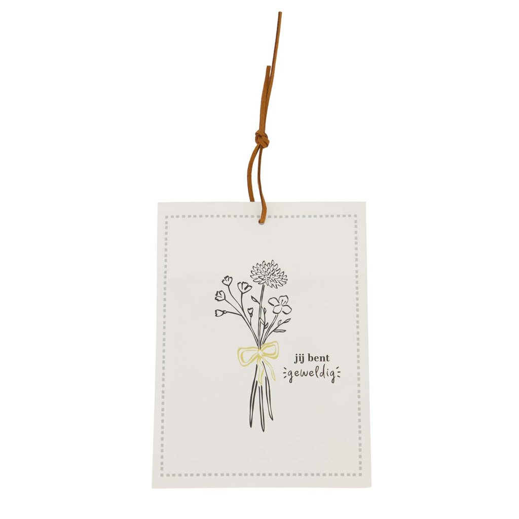 Zusss geurzakje jij bent geweldig wit/zwart/goud