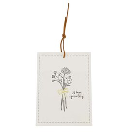 Zusss geurzakje jij bent geweldig wit/zwart/goud