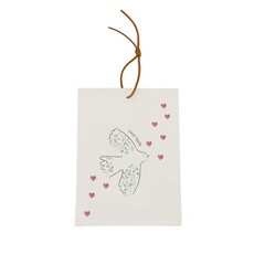 Zusss geurzakje vogel wit/grijsblauw/rood