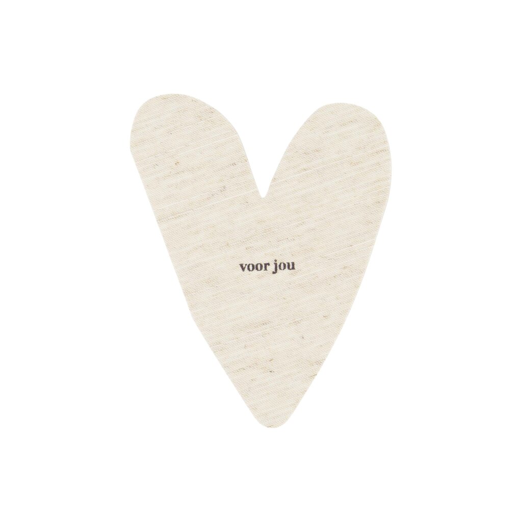 Zusss wenskaart voor jou hartje linnen