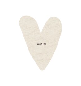 Zusss wenskaart voor jou hartje linnen