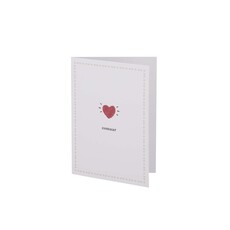 Zusss wenskaart zomaar wit/rood