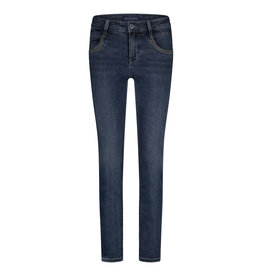 Red Button Sissy Grey/blue denim & Embro