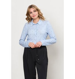 &Co Blouse Lotte stripe logo