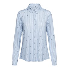 &Co Blouse Lotte stripe logo