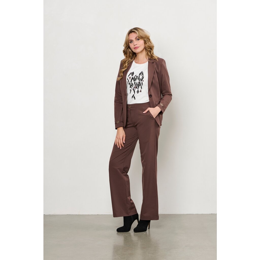 &Co Broek Perrine Chocolate