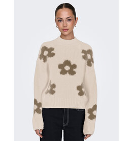 JDY Trui Kilian Flower Pink