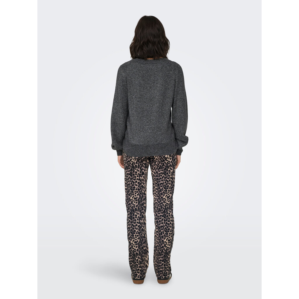 JDY Trui Rue glitter Dark Gray