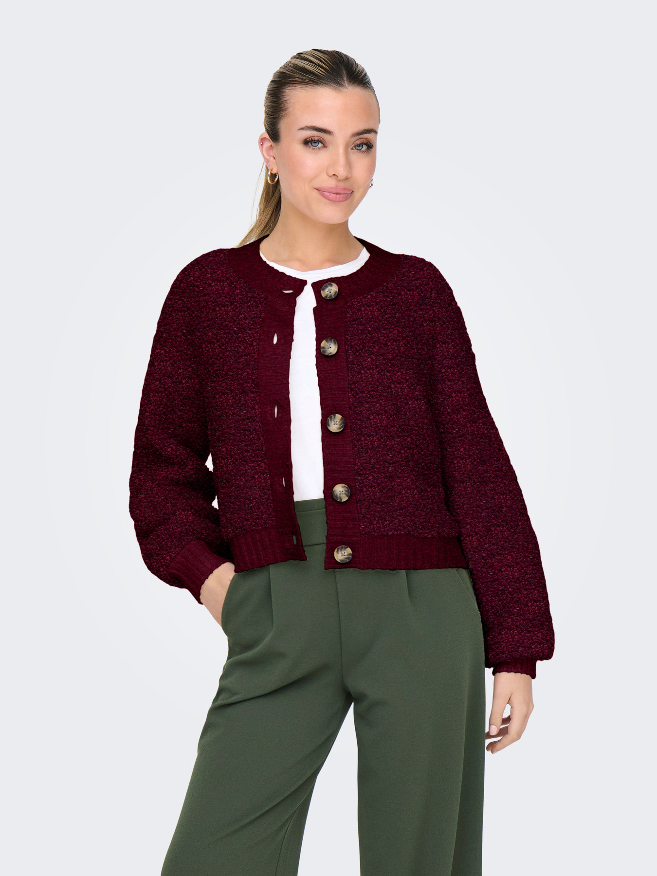 JDY Vest Eira Cabernet