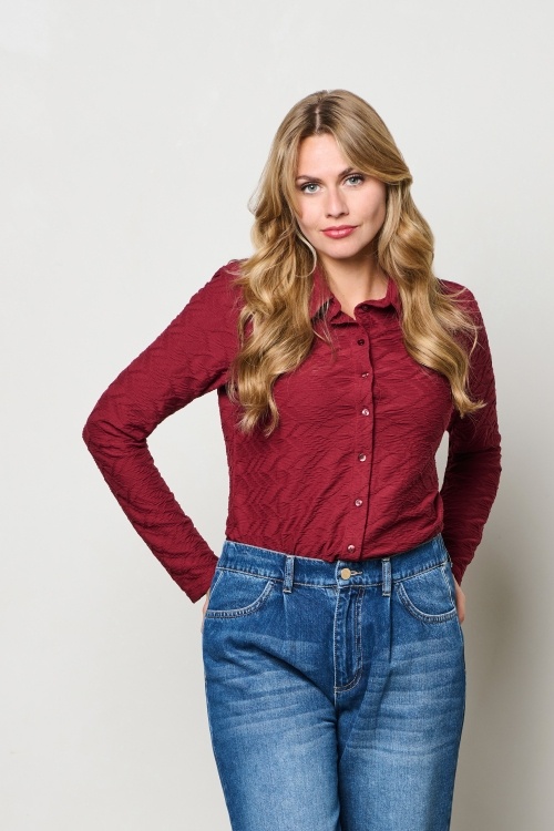 &Co Blouse Lotte Wine
