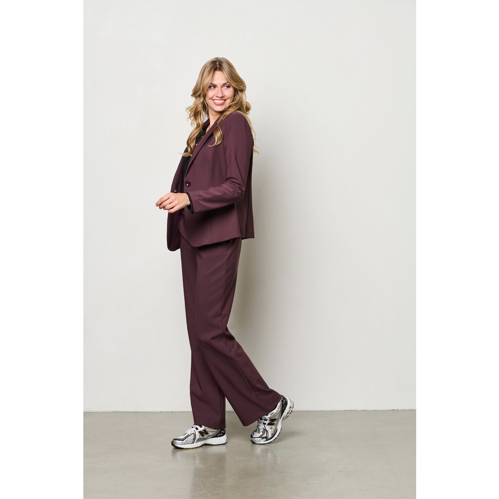 &Co Broek Patrice Aubergine