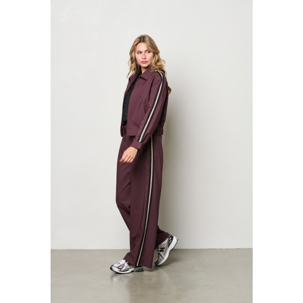 &Co Broek Fiene Aubergine