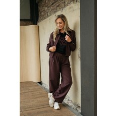 &Co Broek Fiene Aubergine