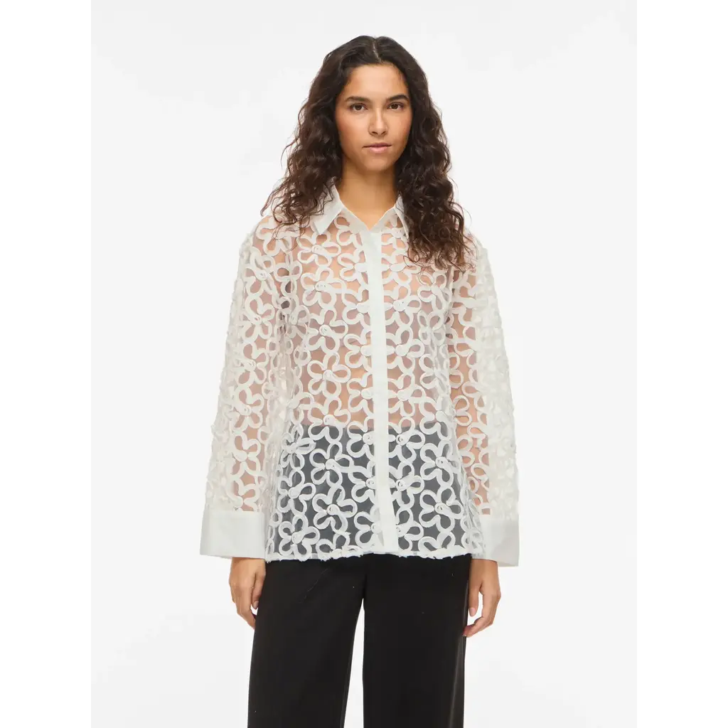 Vila Shirt Vibaja White