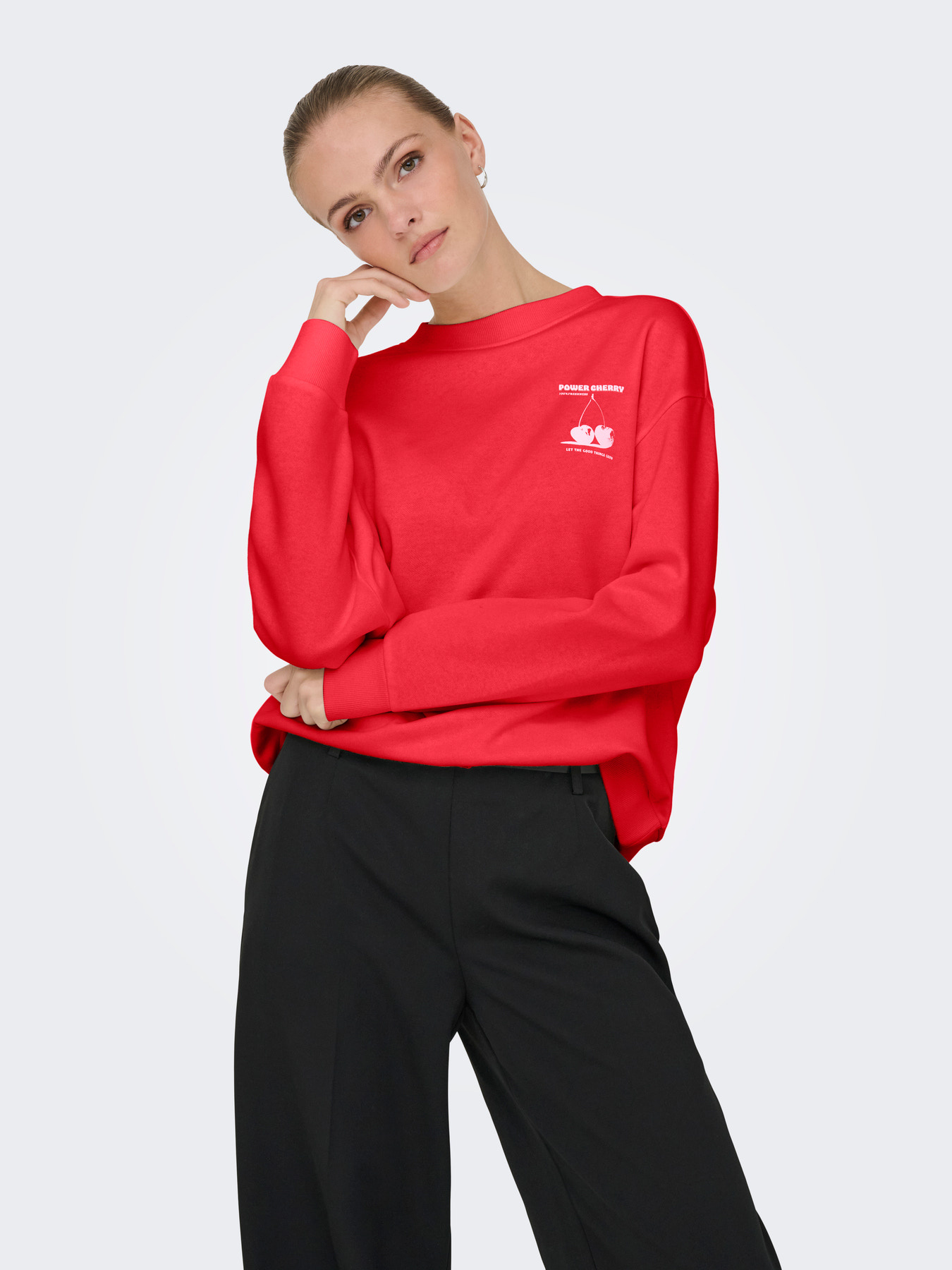 JDY Sweater Nanna Red