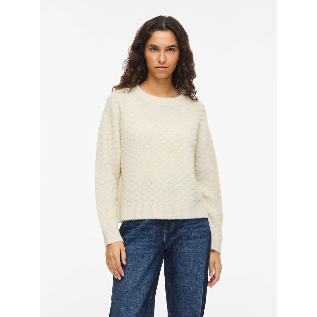 Vila Knit Top Videbs Birch