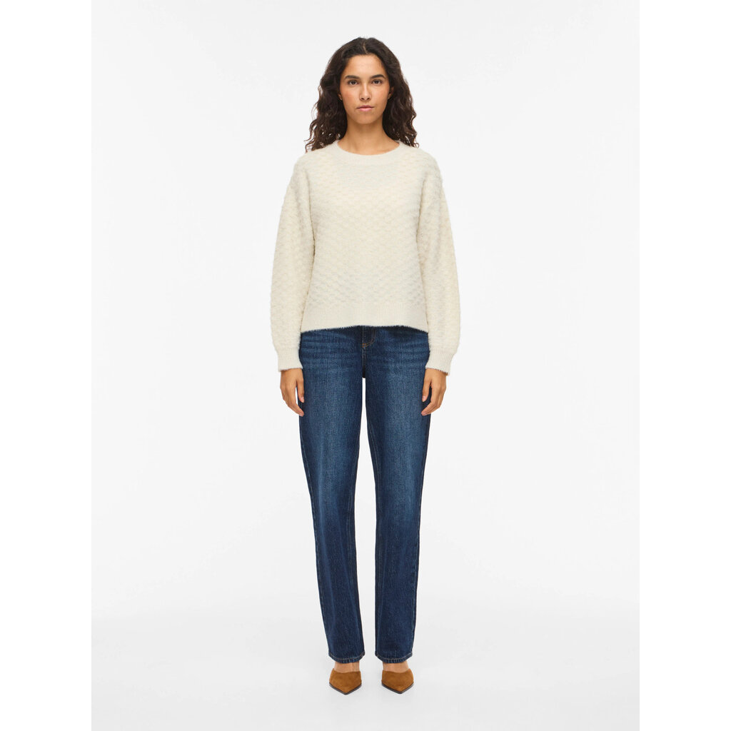 Vila Knit Top Videbs Birch