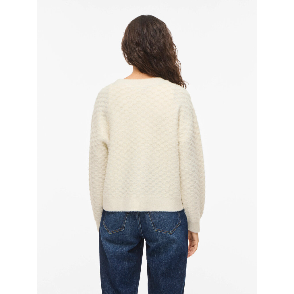 Vila Knit Top Videbs Birch