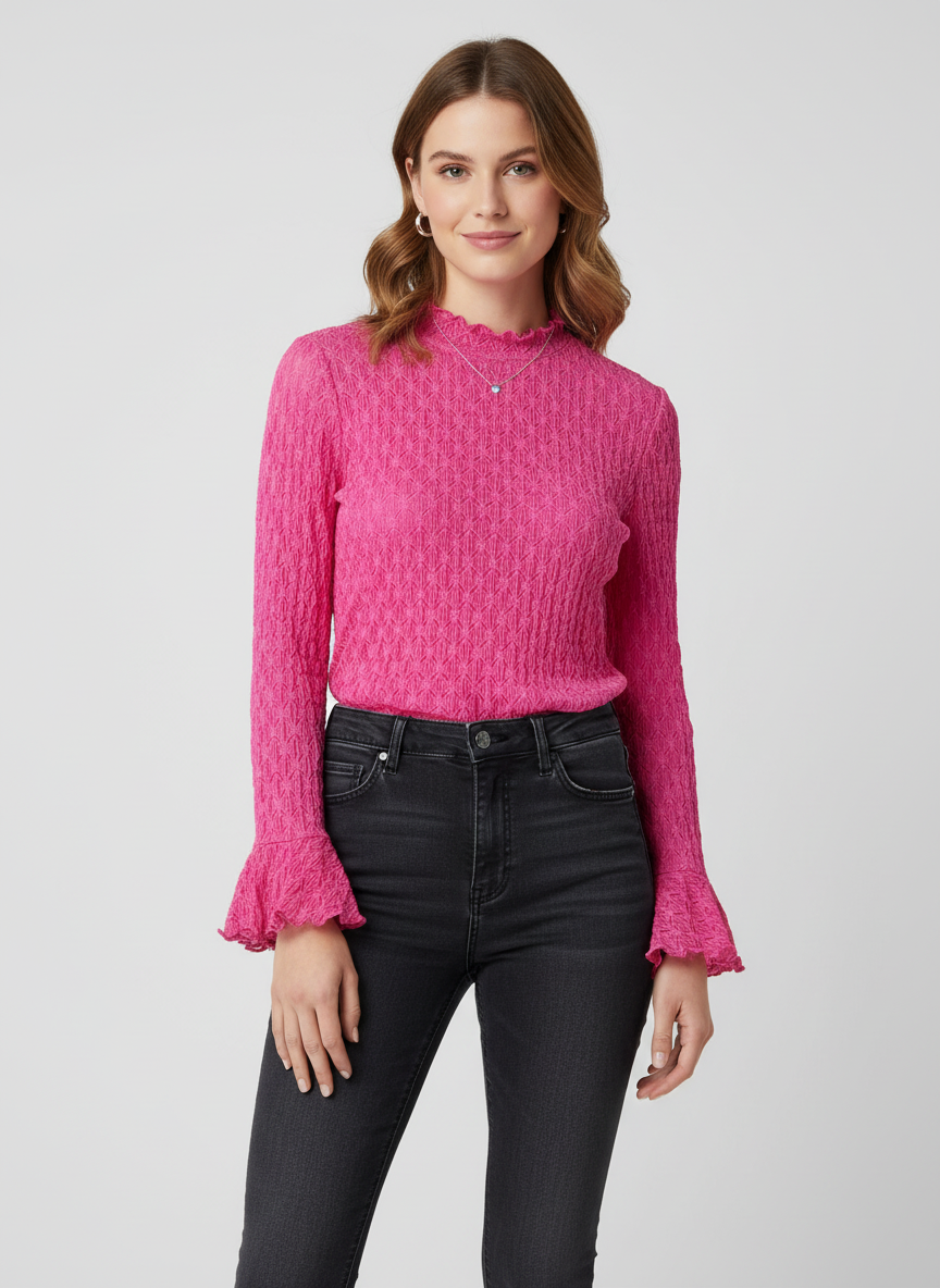 Kilky Top kilky flared pink