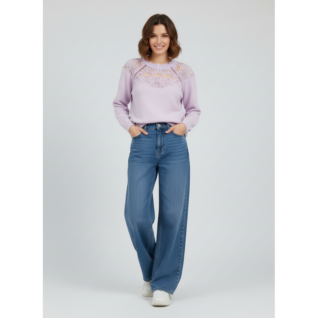 Trui Kilky Spring Lace Lilac