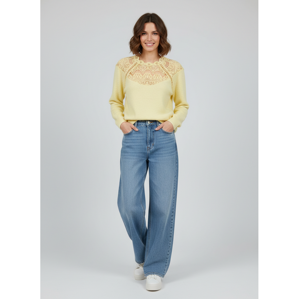 Trui Kilky Spring Lace Yellow