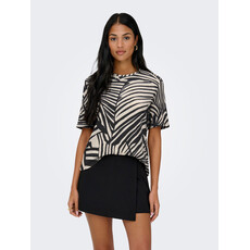 JDY Top Debbie Black Print