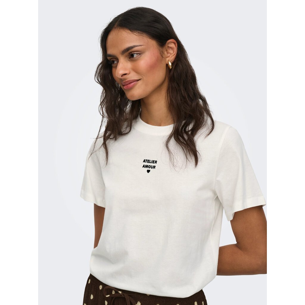 JDY Top May Pisa White