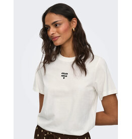 JDY Top May Pisa White