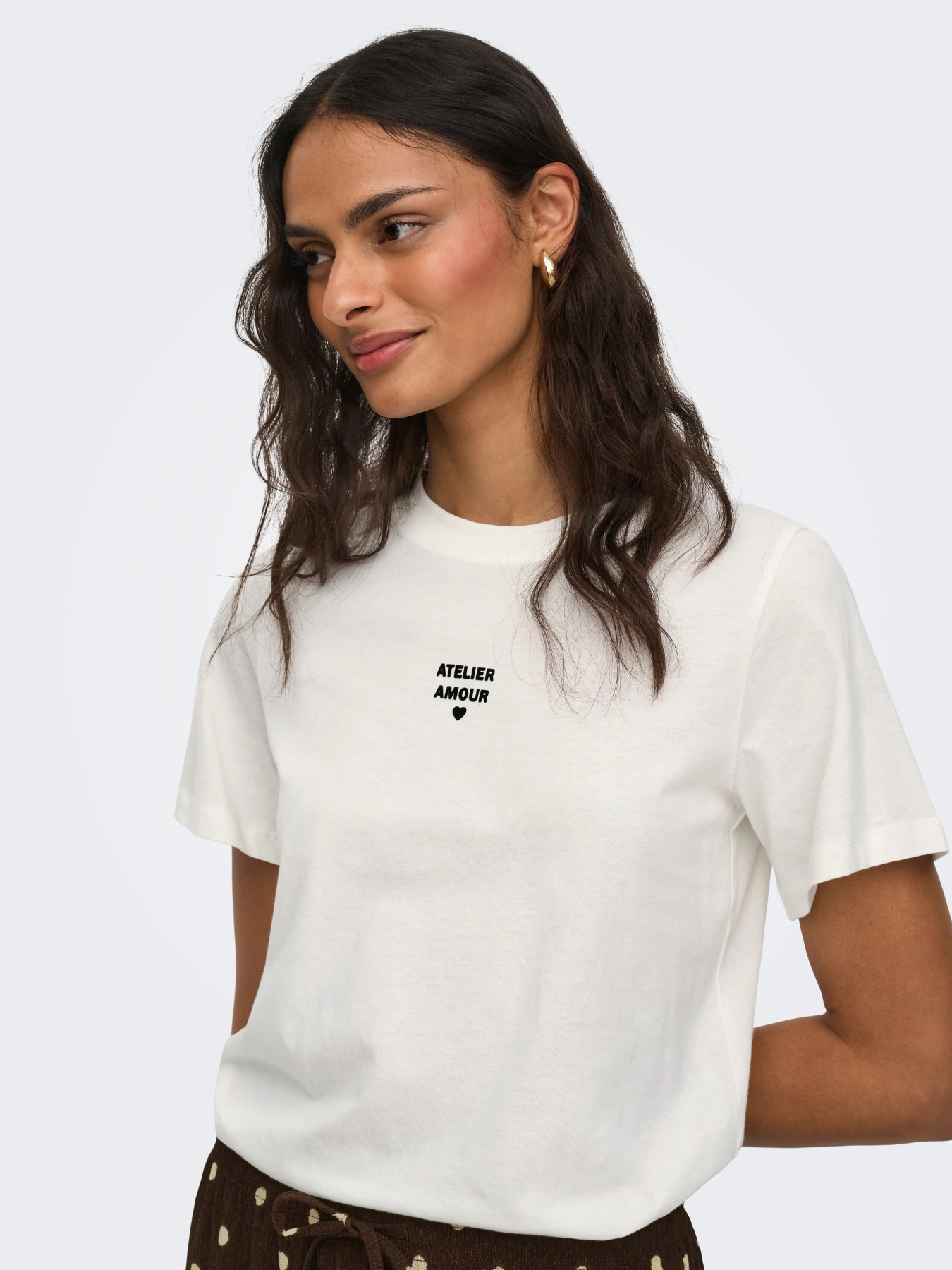 JDY Top May Pisa White