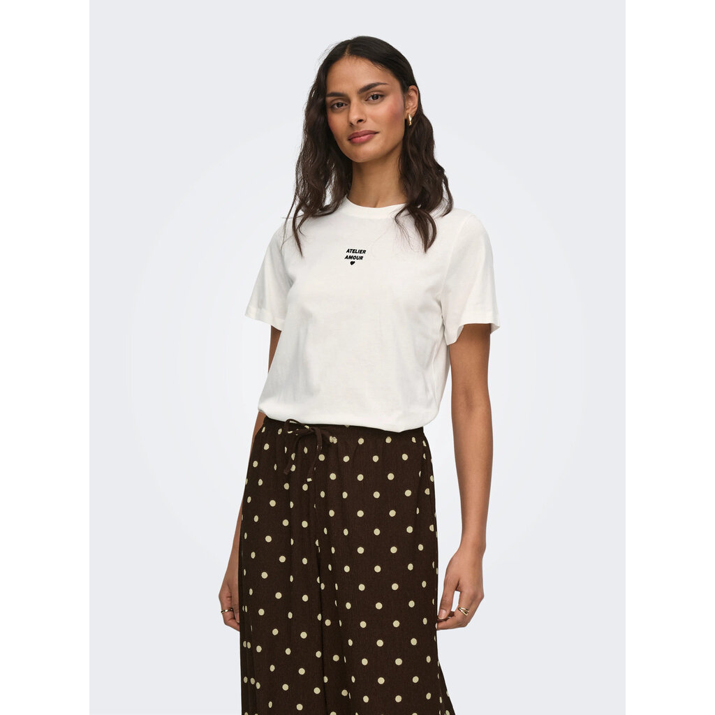 JDY Top May Pisa White