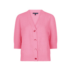 Red Button Vest Popcorn Blossom