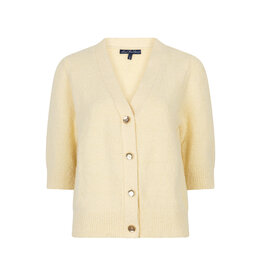 Red Button Vest Popcorn Butter Yellow