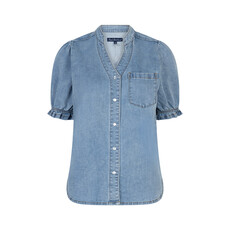 Red Button Blouse Victoria Denim