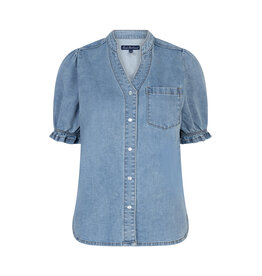 Red Button Blouse Victoria Denim