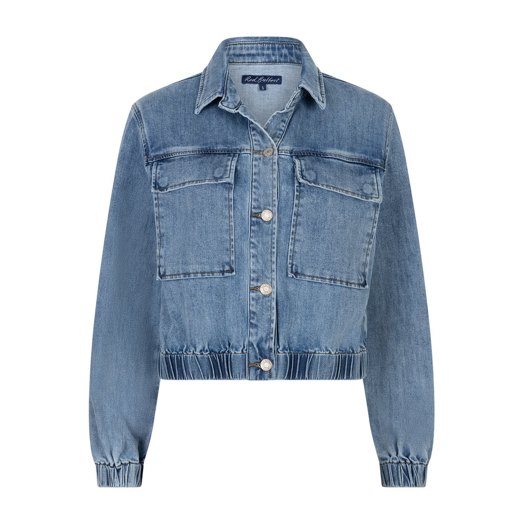 Red Button Jacket Juno