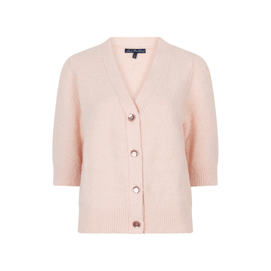 Red Button Vest Popcorn Blossom