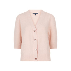 Red Button Vest Popcorn Blossom