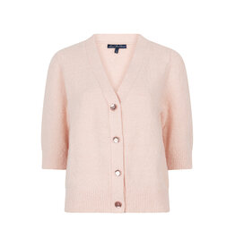 Red Button Vest Popcorn Blossom