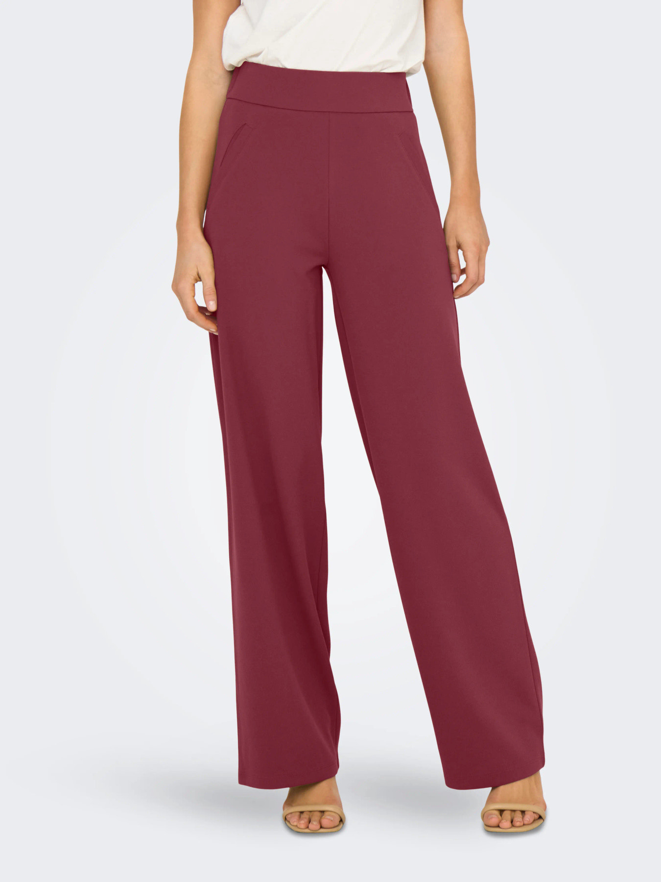 JDY Broek Louisville Oxblood
