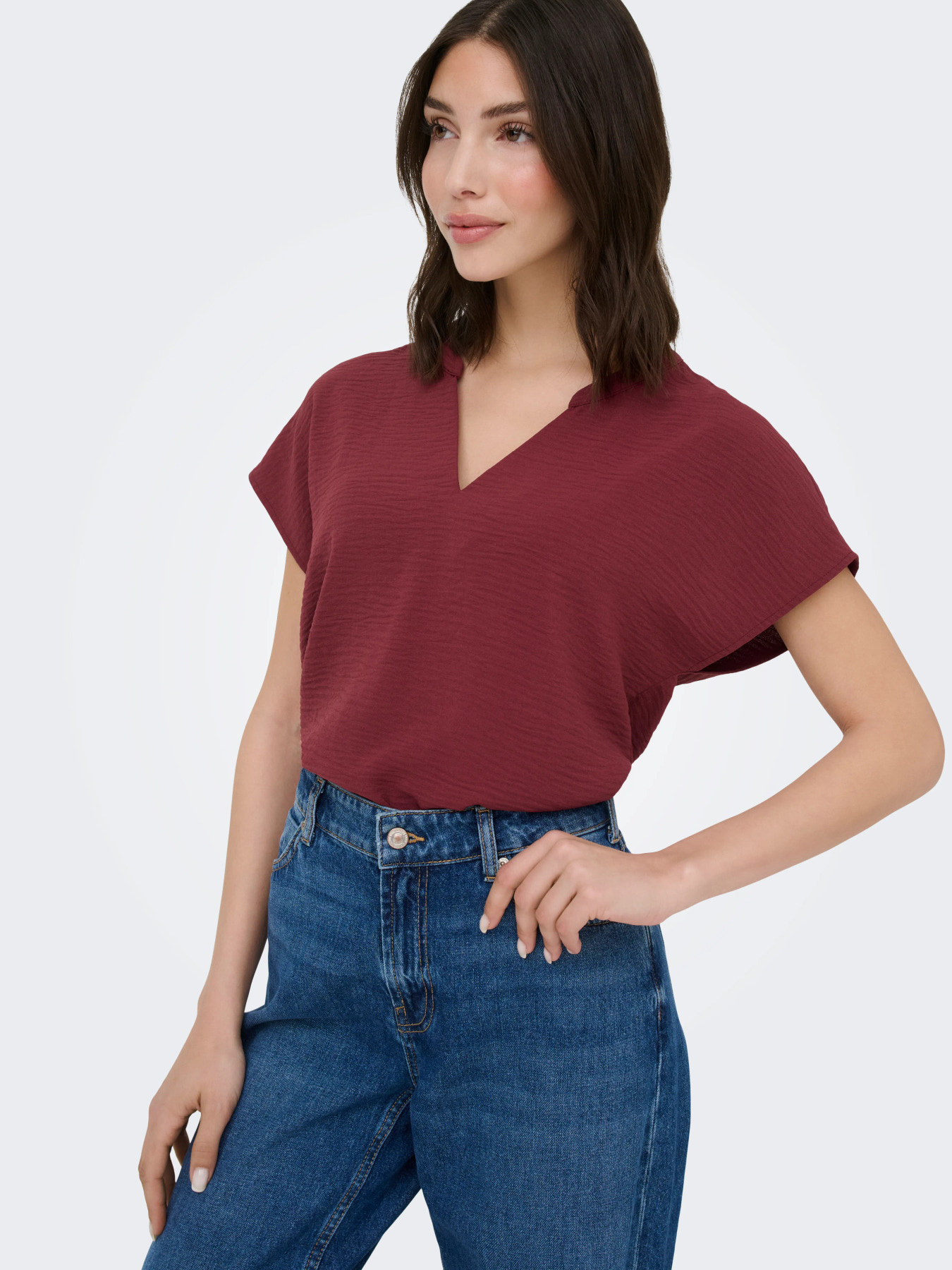 JDY Top Lion Oxblood