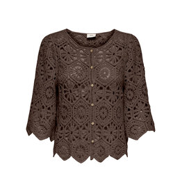 JDY Vest Emmelie Chocolate