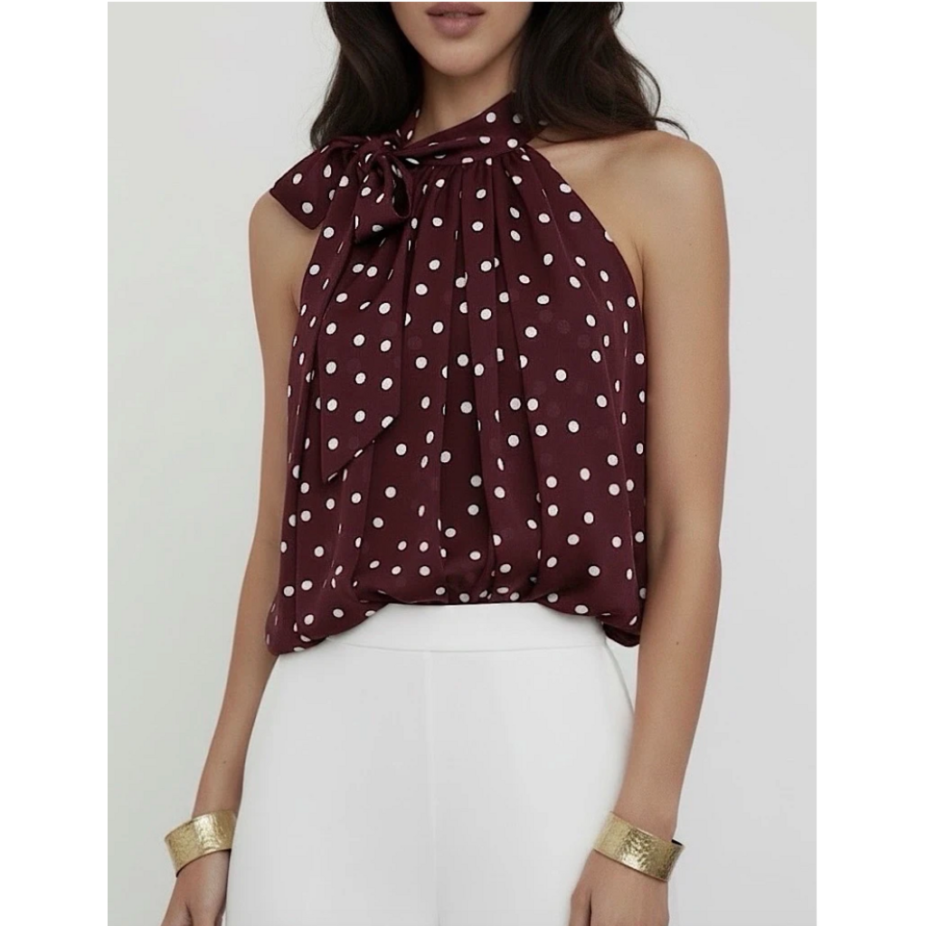 ELLE style Top Anais Burgundy
