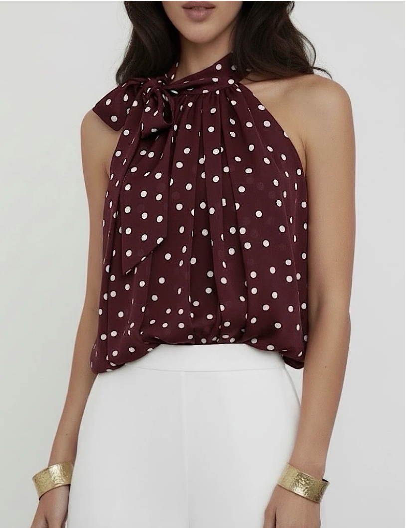 ELLE style Top Anais Burgundy