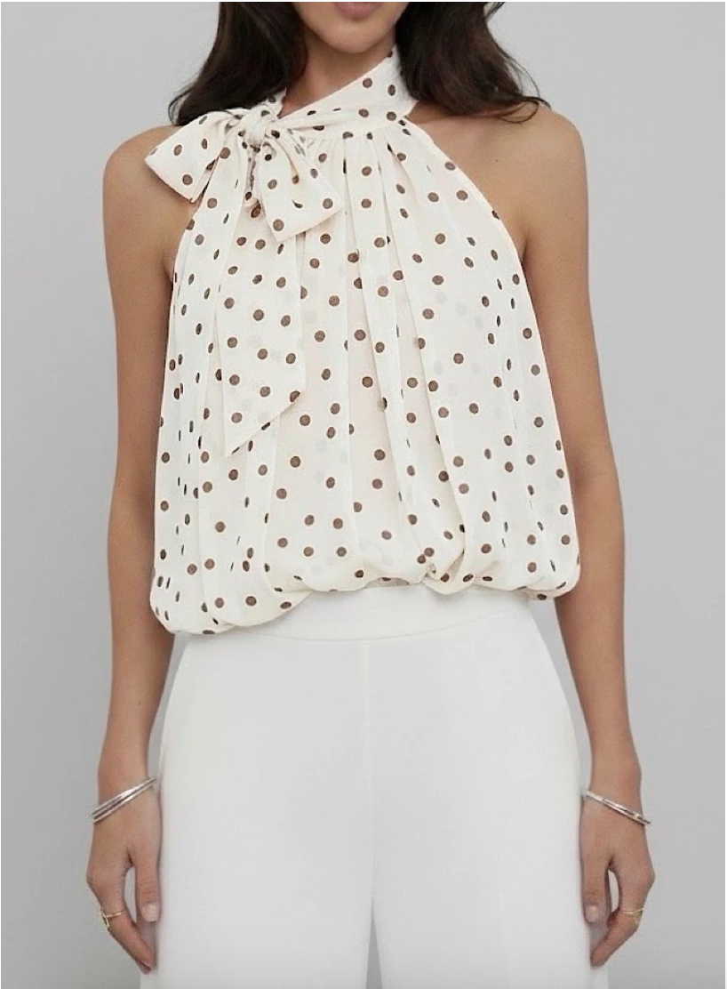 ELLE style Top Anais White