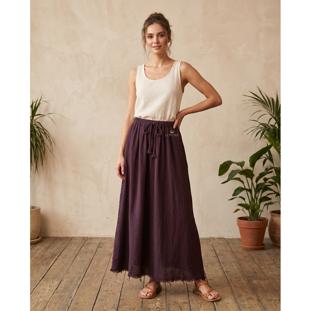 Lovika Rok Burgundy