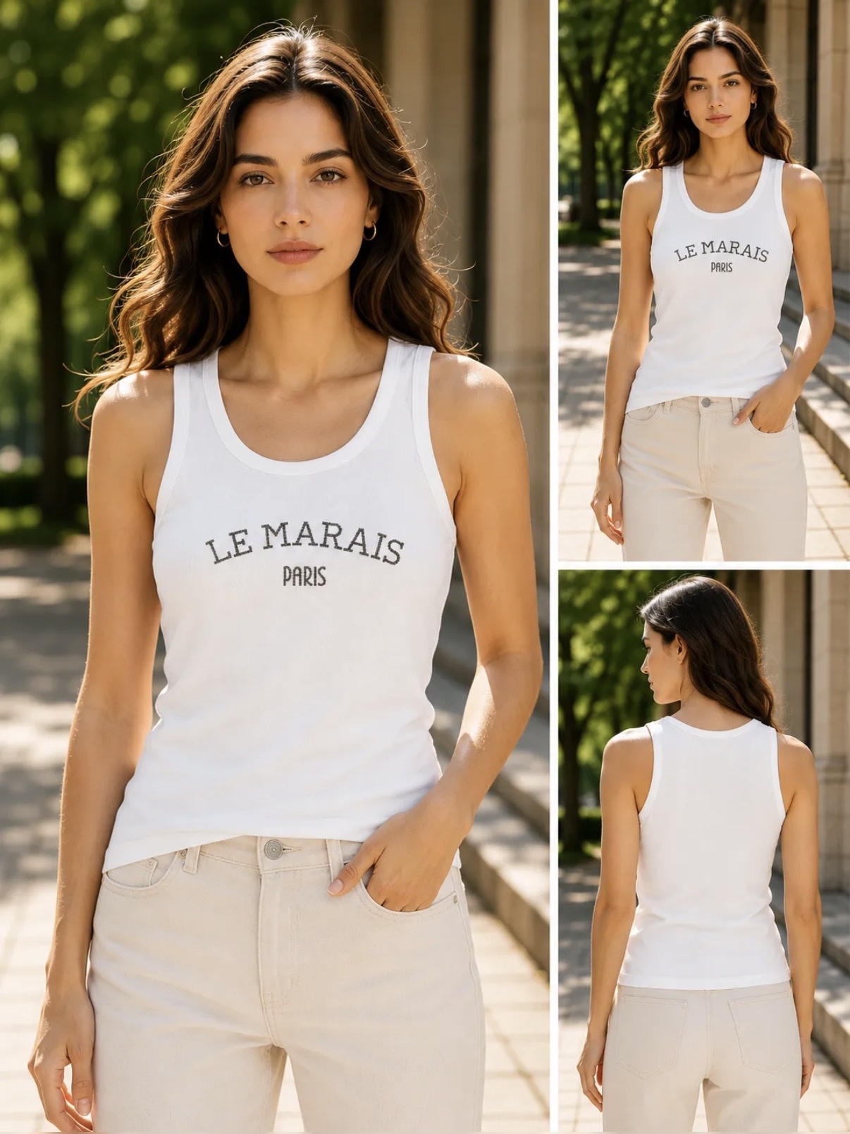 By Clara Top La Marais White